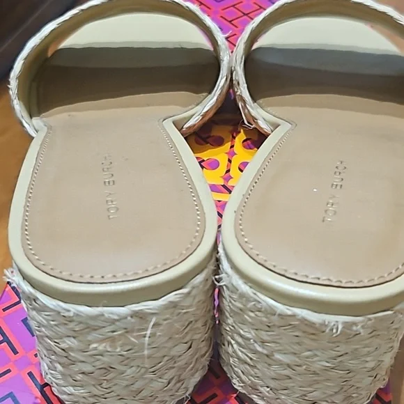 Tory Burch Raffia Block heel sandals. Size 8 US - Picture 5 of 6